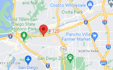 Map of Digital Ignite San Diego taken from Google Maps. 