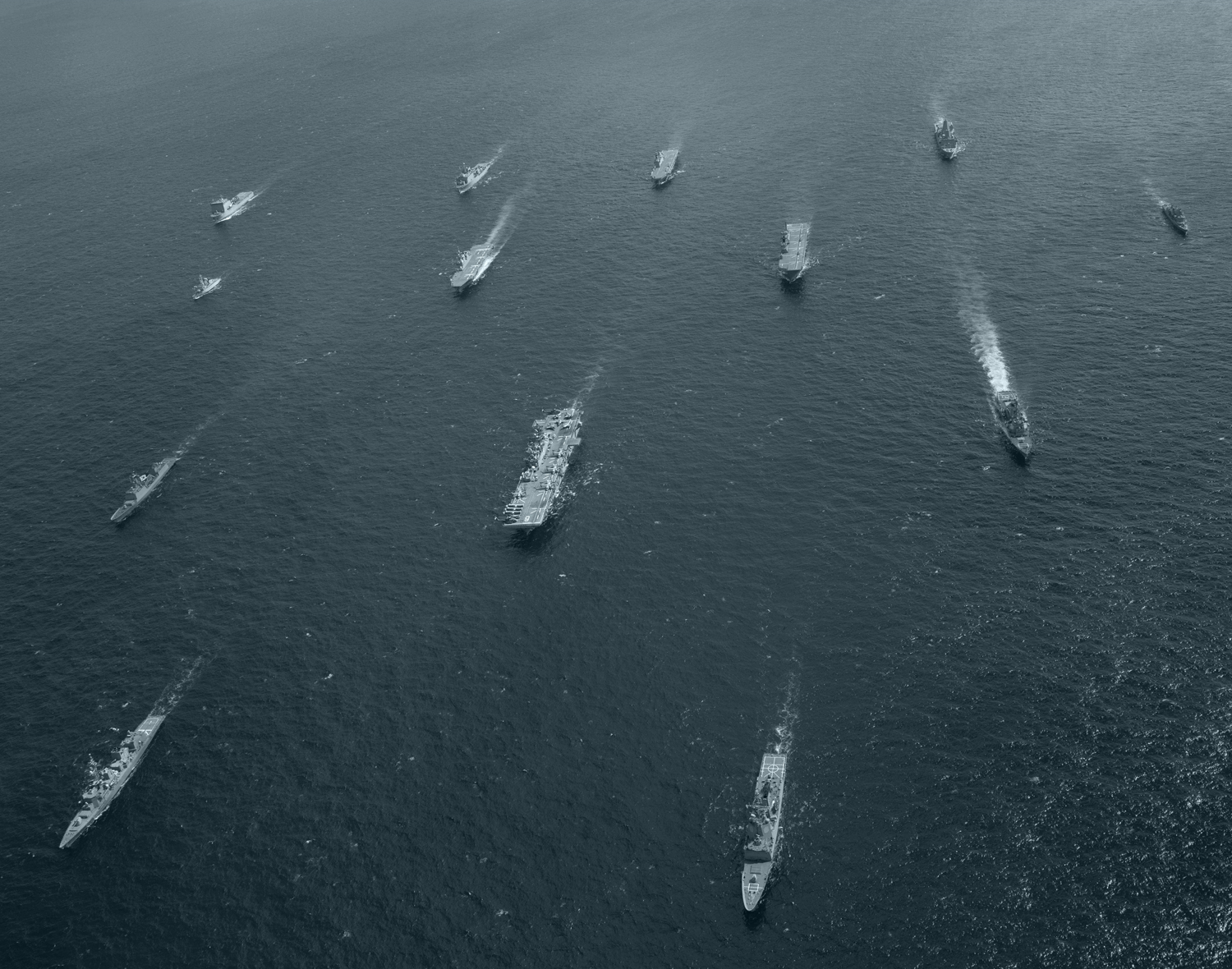 team working on a sea project inactive