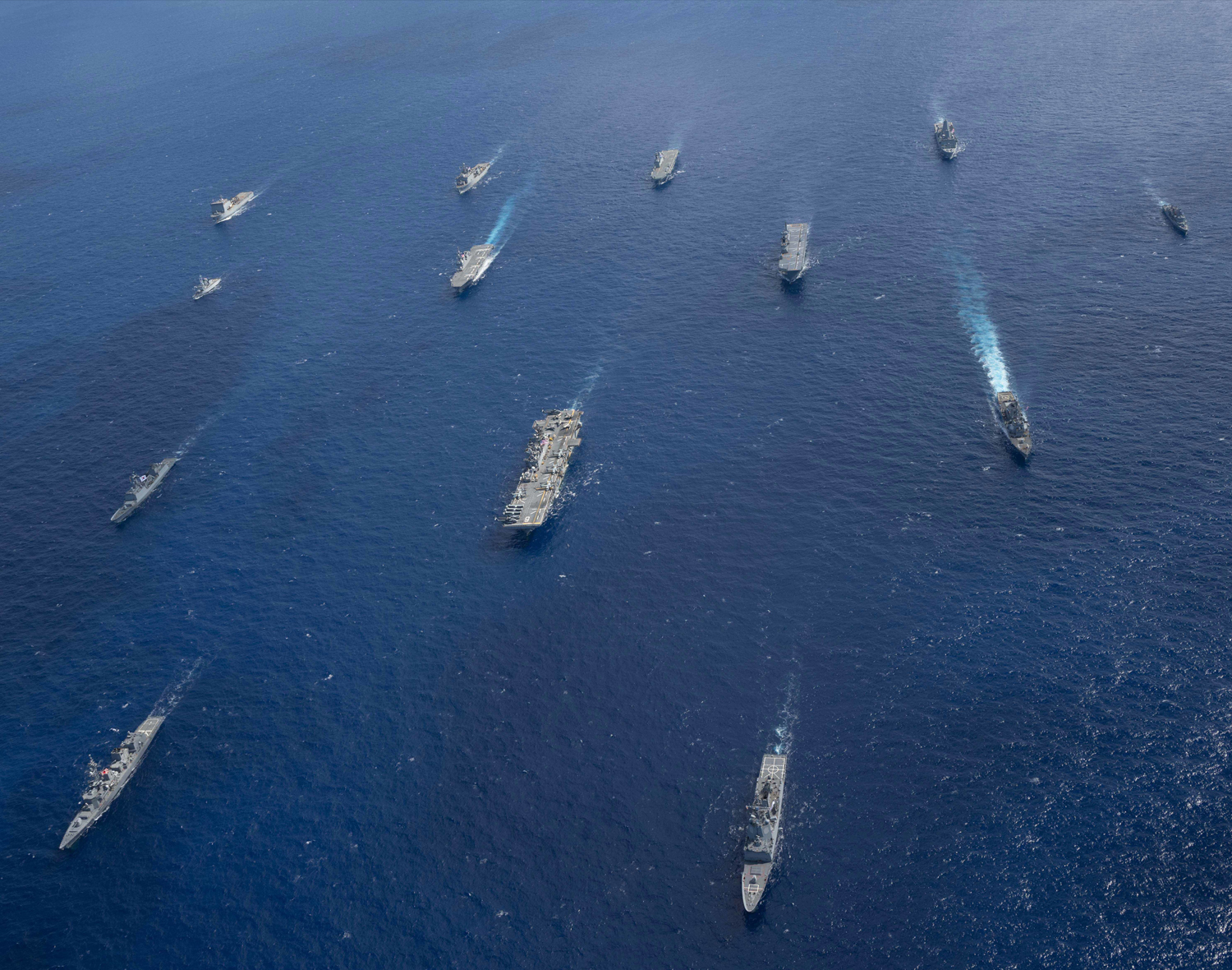 team working on a sea project